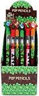 TINYMILLS 24 Pcs Pixel Miner Themed Multi Point Pencils