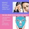 ZN&Ouml;CUET&Ouml;D Cold Face Eye Mask Ice Pack Reduce Face Puff, Dark Circles, Gel Beads Hot Heat Cold Compress Pack, Face SPA for Woman Sleeping, Pressure, Headaches, Skin Care, Post Laser Care[Blue]
