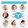 ZN&Ouml;CUET&Ouml;D Cold Face Eye Mask Ice Pack Reduce Face Puff, Dark Circles, Gel Beads Hot Heat Cold Compress Pack, Face SPA for Woman Sleeping, Pressure, Headaches, Skin Care, Post Laser Care[Blue]