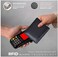 محفظة جلدية فاخرة من أوك ليذرز للرجال، مزودة بتقنية حجب RFID، محفظة قابلة للطي، 9 فتحات لبطاقات الائتمان، هدية مثالية له، لون أسود