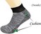 Yomandamor 5 Pairs Men's Bamboo Low Cut Trainer Socks Seamless Diabetic Socks,6-11
