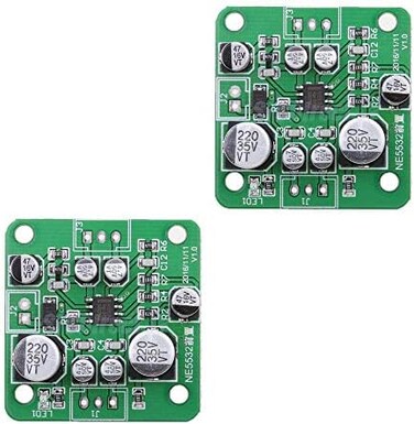 Ximimark 2Pcs NE5532 PCB Sound Magnifier Board Preamplifier Audio Amplifier Module 4558 LM833 LT1057 AD827 OPA2604