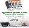مجموعة GREENARK ArtiTech المكونة من 8 خراطيش حبر متوافقة من طراز CLI-42 CLI42 لطابعات Canon Pixma Pro-100 Pro100: 1 CLI-42BK، 1 CLI-42C، 1 CLI-42M، 1 CLI-42Y، 1 CLI-42PC، 1 CLI-42PM، 1 CLI-42GY.