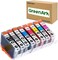 مجموعة GREENARK ArtiTech المكونة من 8 خراطيش حبر متوافقة من طراز CLI-42 CLI42 لطابعات Canon Pixma Pro-100 Pro100: 1 CLI-42BK، 1 CLI-42C، 1 CLI-42M، 1 CLI-42Y، 1 CLI-42PC، 1 CLI-42PM، 1 CLI-42GY.
