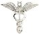 hanreshe Brooch Pins 2 Pieces Pink Pearl and Heart Crystal Gynecology Medicine Symbol Jewelry for Female/Nurse/Doctor Gynecologist Medical Uterus Brooch (Uterine Brooch
