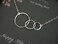 EFYTAL 30th Birthday Gifts for Her, Sterling Silver or Gold Plated 3 Circles Necklace, 30 Year Old Happy Birthday Gift for Women, 30th Best Friend Birthday Gifts for Women, 30th Birthday Decorations