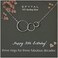 EFYTAL 30th Birthday Gifts for Her, Sterling Silver or Gold Plated 3 Circles Necklace, 30 Year Old Happy Birthday Gift for Women, 30th Best Friend Birthday Gifts for Women, 30th Birthday Decorations