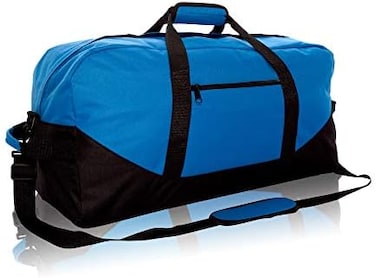 DALIX 25" Big Adventure Large Gym Sports Duffle Bag (Black Grey Navy Blue Red Camo