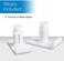 زلاجات RMS Walker Glide - مقاس عالمي يناسب معظم المشايات - زلاجات متينة ذات قاعدة خلفية لضمان السلامة والثبات (زوج واحد)