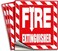 iSYFIX Fire Extinguisher Signs Stickers - 4 Pack 6x7 Inch - Premium Self-Adhesive Vinyl, Laminated for Ultimate UV, Weather, Scratch, Water and Fade Resistance, Indoor and Outdoor