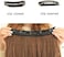 REECHO 20" 1-pack 3/4 Full Head Curly Wave Clips in on Synthetic Hair Extensions Hair pieces for Women 5 Clips 4.5 Oz Per Piece - Dark Chocolate Brown
