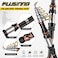 PLUSINNO Fishing Rod and Reel Combos - Carbon Fiber Telescopic Fishing Pole - Spinning Reel 121 Shielded Bearings Stainless Steel BB&hellip;