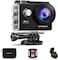 Apexcam Action Camera 4K Sports Cameras 20MP 40M 170&deg;Wide-Angle WiFi Waterproof Underwater Camera with 2.4G Remote Control 2 Batteries 2.0'' LCD Ultra HD Camera with Mounting Accessories Kit