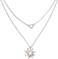 COLORFUL BLING Double Chains Moon and Sun Layered Choker Necklace Sunflower Opal Pendant Necklace Gift for Women
