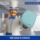 MR.SIGA Ultra Fine Microfiber Cloths for Glass, Pack of 6, 35 x 40 cm 13.7" x 15.7