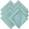MR.SIGA Ultra Fine Microfiber Cloths for Glass, Pack of 6, 35 x 40 cm 13.7" x 15.7