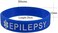 Lyndong 4 Pack Epilepsy Silicone Medical Alert Emergency Bracelet Wristbands for Man Women