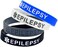 Lyndong 4 Pack Epilepsy Silicone Medical Alert Emergency Bracelet Wristbands for Man Women