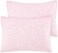 Zenssia Organic Cotton Toddler Pillowcase/Travel Pillowcase Pack of 2 Set 13x18 Inches with Envelope Closure - Hypoallergenic, SoftBreathable Baby Pillow Case Cover Solid Pink
