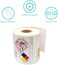 Merhoff &amp; Larkin MerhoffLarkin SDS OSHA Labels for Chemical Safety Data 4 x 3 InchesRoll of 250 MSDS Stickers with GHS Pictograms and Perforated Edges for Easy SeparatingHMIS Hazard Compliant