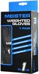 Meister Elite 1lb Neoprene Weighted Gloves for CardioHeavy Hands (Pair- 1lb x 2