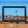 DOUXURY RV Backup Camera System with 9'' Quad Split 1080P Monitor for Truck Trailer Semi Camper Bus4 AHD Rear Side View Camera with DVR Record Function IP69 Waterproof Night Vision Avoid Blind Spot