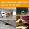 BOWERBIRD Transparent Toy Blockers for Furniture - Prevent Things from Going Under Couch, Sofa, Bed and Other Furniture, Only Suitable for Hard Floors