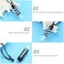 EternityMemory Clear Glass Tube Cremation Urn Jewelry Ashes Holder Necklace Keepsake Memorial Pendant Including Box/Fill Kits