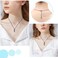 EternityMemory Clear Glass Tube Cremation Urn Jewelry Ashes Holder Necklace Keepsake Memorial Pendant Including Box/Fill Kits