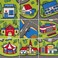 MAPIXO Large&Atilde;&sbquo; Kids Carpet Playmat Rug 32" x 52" with Non-Slip Backing, City Life Play Mat for Playing with Car Toy, Game Area for Baby Toddler Kid Child Educational Learn Road Traffic in Bedroom, Cla