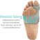 Vive Bunion Brace Big Toe Corrector Straightener With Splint Hallux Valgus Pad Joint Pain Relief Alignment Treatment Orthopedic Sleeve Foot Wrap Support One Size Gray