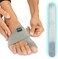 Vive Bunion Brace Big Toe Corrector Straightener With Splint Hallux Valgus Pad Joint Pain Relief Alignment Treatment Orthopedic Sleeve Foot Wrap Support One Size Gray
