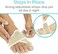 VIVE Bunion Brace Big Toe Corrector Straightener With Splint Hallux Valgus Pad Joint Pain Relief Alignment Treatment Orthopedic Sleeve Foot Wrap Support One Size Beige