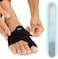Vive Bunion Brace Big Toe Corrector Straightener With Splint Hallux Valgus Pad Joint Pain Relief Alignment Treatment Orthopedic Sleeve Foot Wrap Support One Size Black