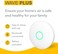 Airthings 2930 Wave Plus Smart Radon CO2 and TVOCs Detector with Temperature