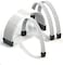 LINKUP - PSU Cable Extension Sleeved Custom Mod GPU PC Power Supply Braided w/Comb Kit1x 24 P (2041x 8 P (44CPU2x 8 P (62GPU set30CM 300MM - White