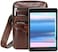Hebetag Leather Shoulder Messenger Bag for Men Business Pack Wallet Phone Purse