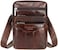 Hebetag Leather Shoulder Messenger Bag for Men Business Pack Wallet Phone Purse