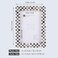 Handicrafts Home Checked Pattern Inspired Picture Frames &ndash; Bone Inlay Handmade &ndash; Premium Quality Pine MDF Wood Back with 2mm Ultra Transparent Acrylic Plexiglass &ndash; Ready to Hang or Sit 4X6