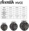 Aventik Z Fly Reel Center Drag System Classic III Graphite Large Arbor Sizes 3/4, 5/6, 7/8 Fly Fishing Reels (5/6