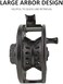 Aventik Z Fly Reel Center Drag System Classic III Graphite Large Arbor Sizes 3/4, 5/6, 7/8 Fly Fishing Reels (5/6