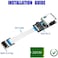 Mustpoint M.2 (NGFFKey A/E/AE to Mini PCI-E Adapter with FFC Cable