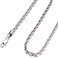 FEEL STYLE Men Necklace Stainless Steel Chain Sliver Plated Rope Chain 4mm 26 Inch Necklaces Jewelry