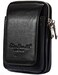 Hebetag Small Leather Belt Bag Phone Wallet Purse for Men Loop Holster Case Waist Pack Travel Messenger Crossbody Pouch with Hook