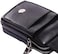 Hebetag Small Leather Belt Bag Phone Wallet Purse for Men Loop Holster Case Waist Pack Travel Messenger Crossbody Pouch with Hook