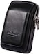Hebetag Small Leather Belt Bag Phone Wallet Purse for Men Loop Holster Case Waist Pack Travel Messenger Crossbody Pouch with Hook