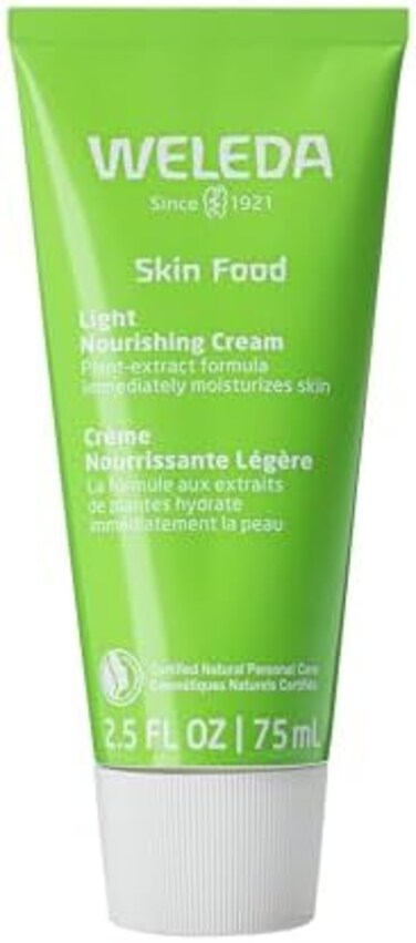 Weleda Skin Food Light Nourishing Body Cream 2.5 Fluid Ounce, Plant Rich Hydrating Moisturizer with Chamomile, Calendula and Pansy