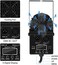 مصباح U`King Pinspot Light لكرة الديسكو، بقوة 10 واط، مزود بإضاءة RGBW، وشعاع LED، يعمل بنظام DMX 512، ويتحكم به صوتيًا، مثالي لحفلات الزفاف وعروض الديسكو.