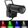 مصباح U`King Pinspot Light لكرة الديسكو، بقوة 10 واط، مزود بإضاءة RGBW، وشعاع LED، يعمل بنظام DMX 512، ويتحكم به صوتيًا، مثالي لحفلات الزفاف وعروض الديسكو.