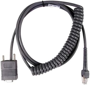 كابل تسلسلي RS232 من بارتشي LS2208 لماسح الباركود سيمبول LS2208، LS1203، LS2208، LS4208، LS4278، LS7708، LS9208، كابل RJ45 إلى DB9 بطول 9 أقدام، CBA-R02-C09PAR
